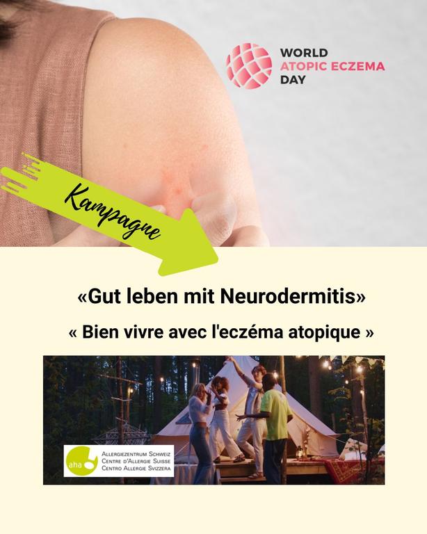Kampagne 2025: Gut leben mit Neurodermitis
