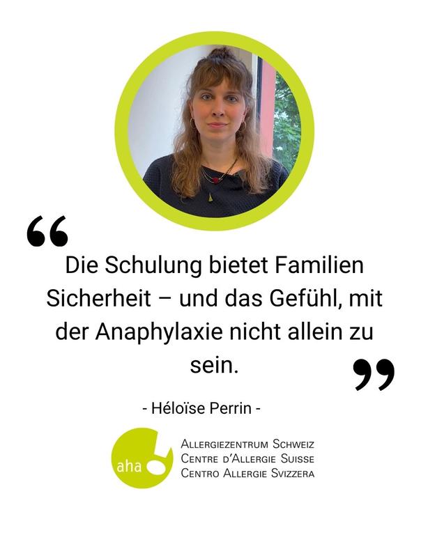 Rückblick: Schulung Anaphylaxie für Familien in Lausanne
