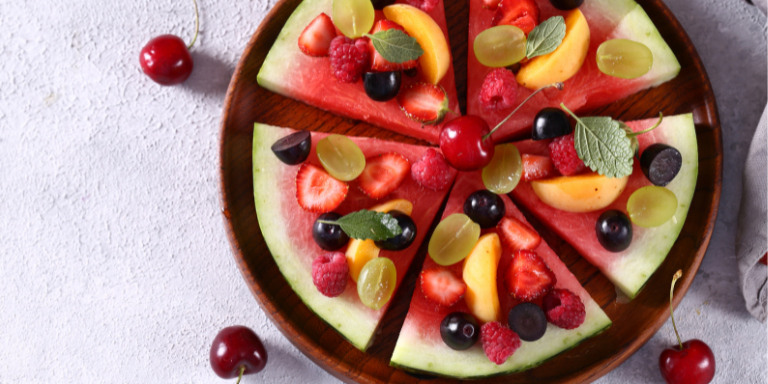 Wassermelonen-Pizza