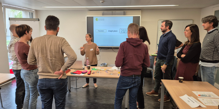 Participants pendant la formation