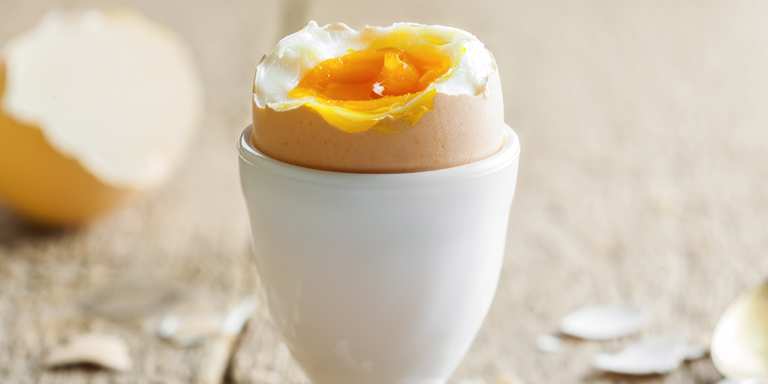 Three-minute egg for breakfast