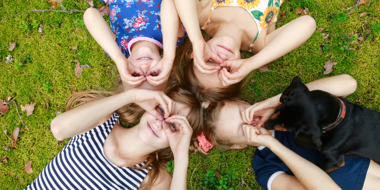 Bambini al campo vacanze