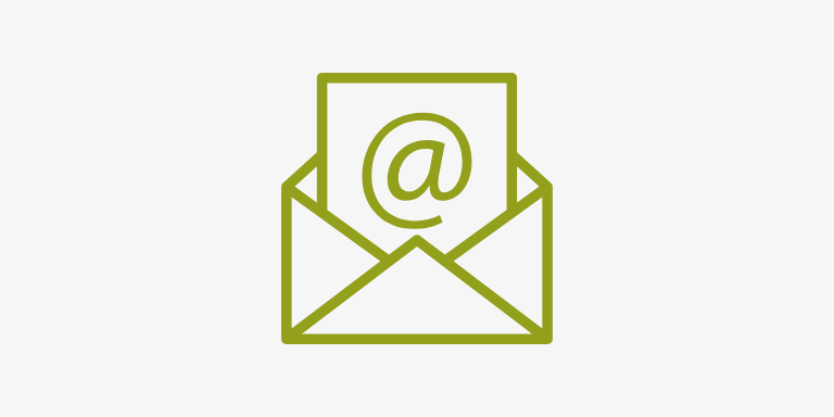 Symbolic image: Letter with @ sign (mail)