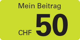 Button: Mein Beitrag CHF 50