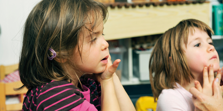 Les enfants participent au cours «Eczéma atopique» pour les enfants