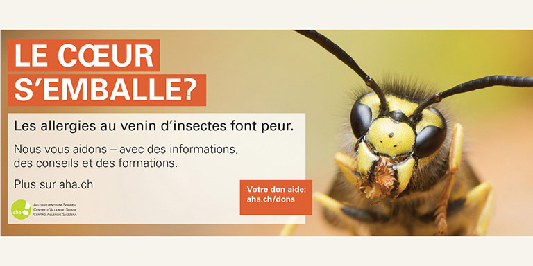 Annonce, sujet "Allergie aux venins d'insectes"